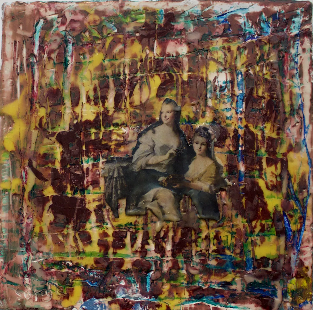 Among the Trees — œuvre, peinture de Bernice Sorge