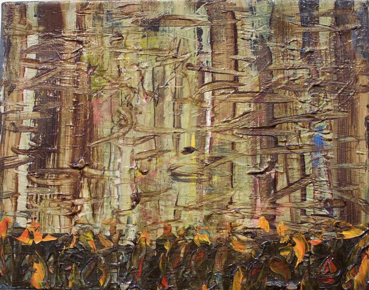 Green Trees — œuvre, peinture de Bernice Sorge