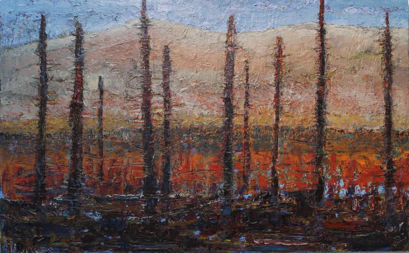 Indian Summer — œuvre, peinture de Bernice Sorge
