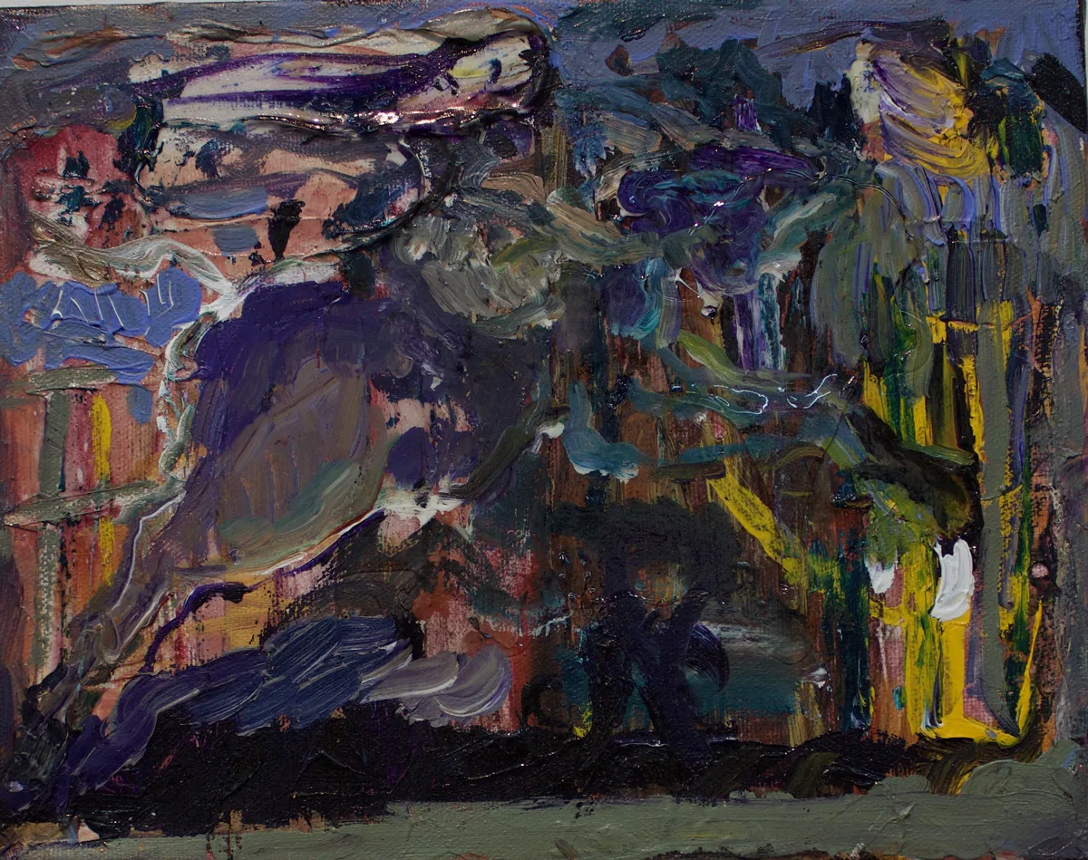 Night Rider — œuvre, peinture de Bernice Sorge
