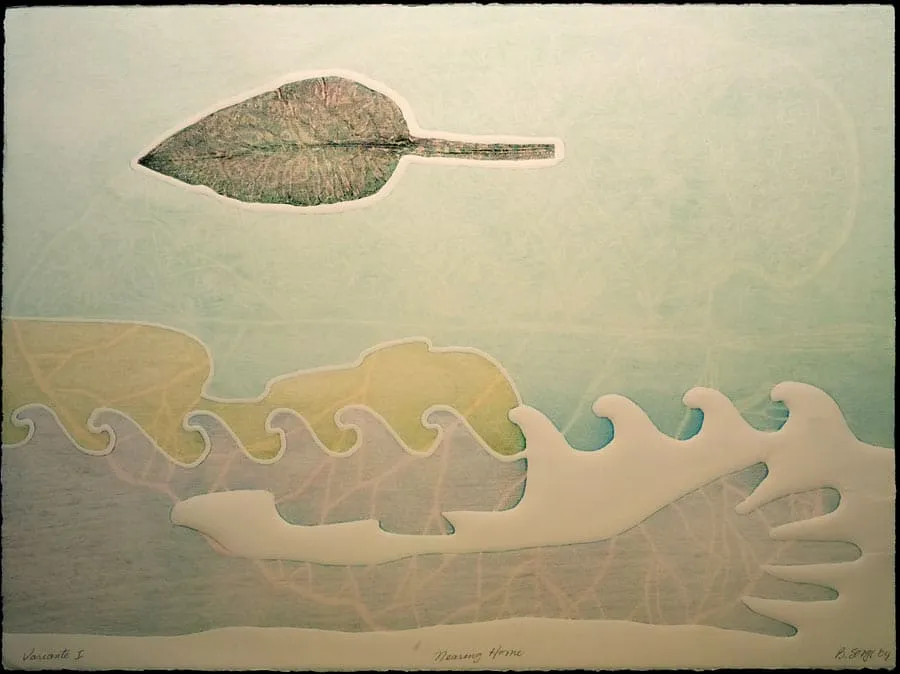 The Swimmers: 01 — œuvre, peinture de Bernice Sorge