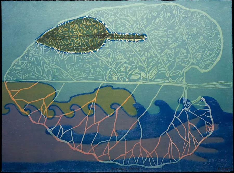 The Swimmers: 02 — œuvre, peinture de Bernice Sorge