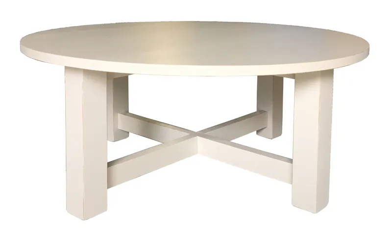 Banff Round Coffee Table — table basse, bois massif de Camlen
