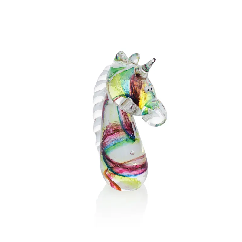 Mini licorne — objet, verre soufflé de Cat designer verrier