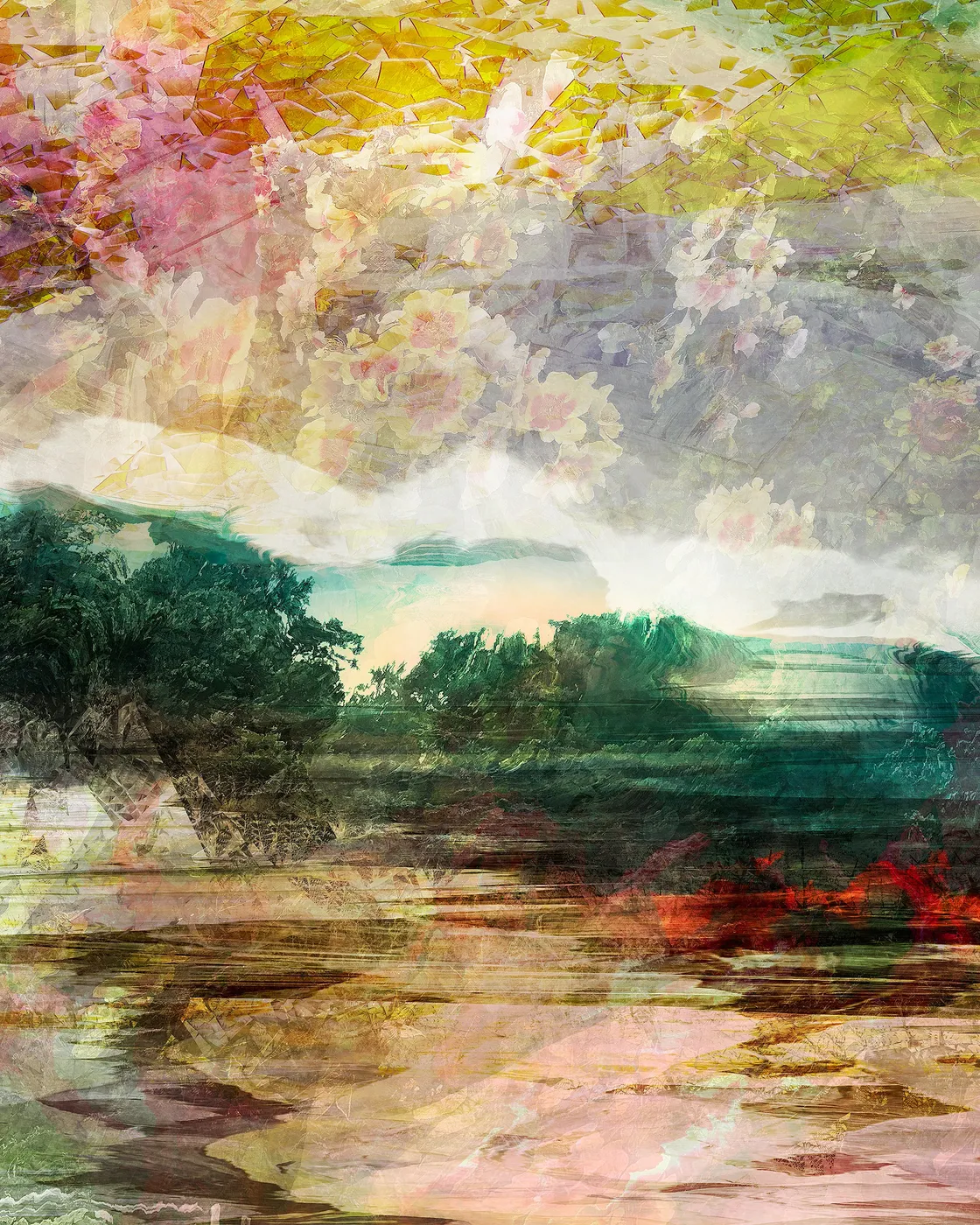 DUALE — ROSACEAE — œuvre, art numérique de Etienne Saint-Amant (Chaoscopia)