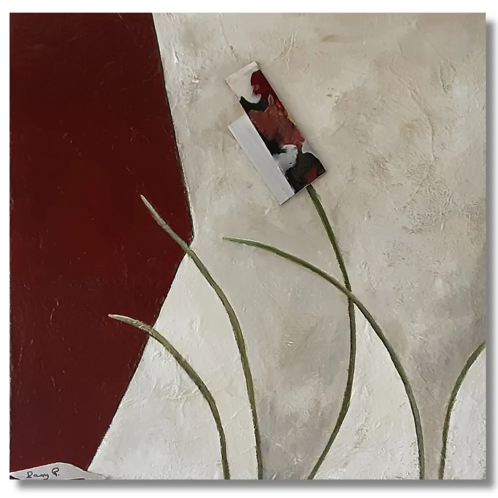 Floraison métallisée — objet, bois et métal de Création Déco