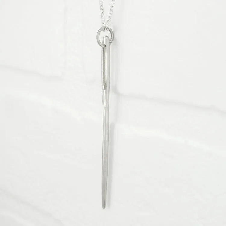Silver Needle — bijou, argent sterling de Flesch — Esther Chabot