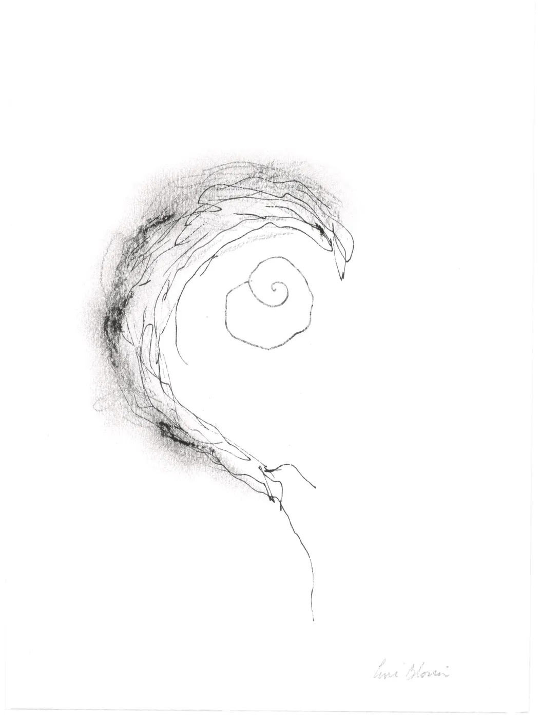 Commencement — œuvre, techniques mixtes de Line Blouin