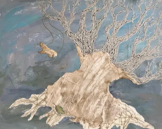 Le vent tourne... — œuvre, assemblage de Lucie Champoux