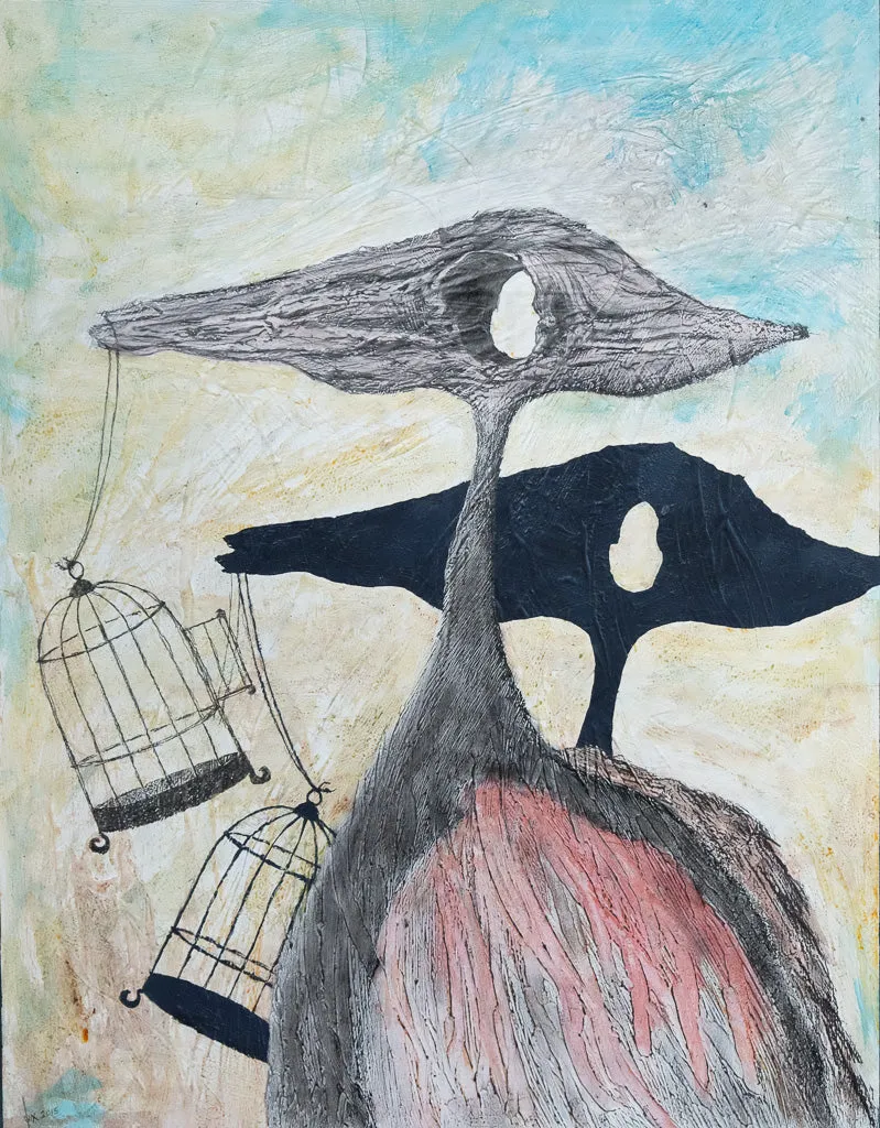 Ombre rebelle — œuvre, assemblage de Lucie Champoux