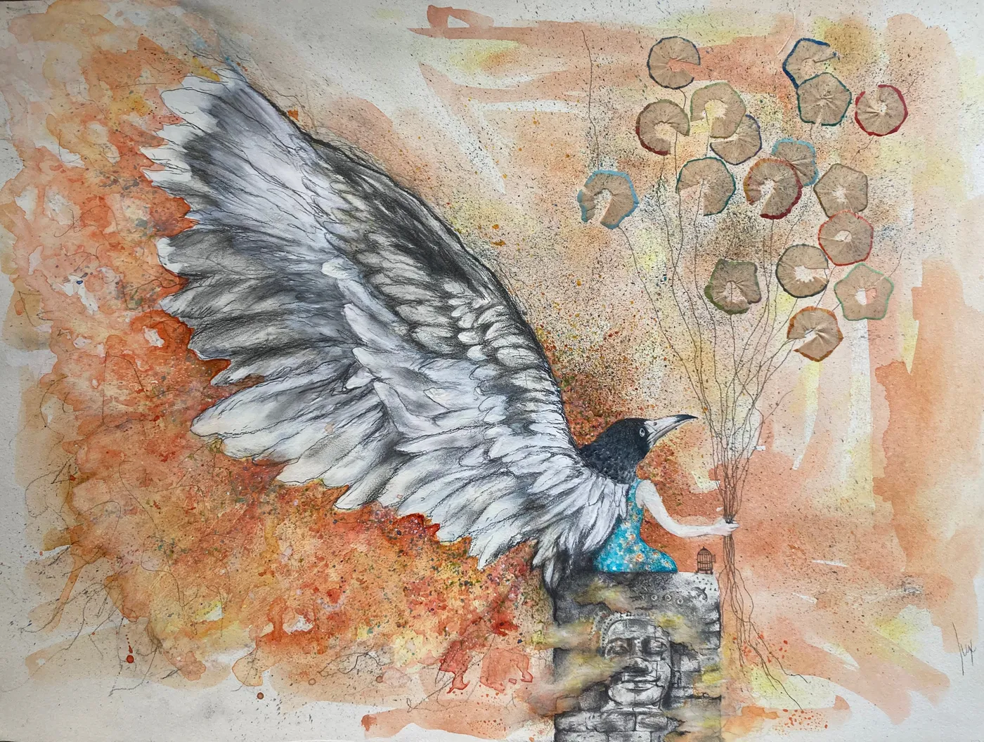 RÊVERIE AILÉE — œuvre, assemblage de Lucie Champoux