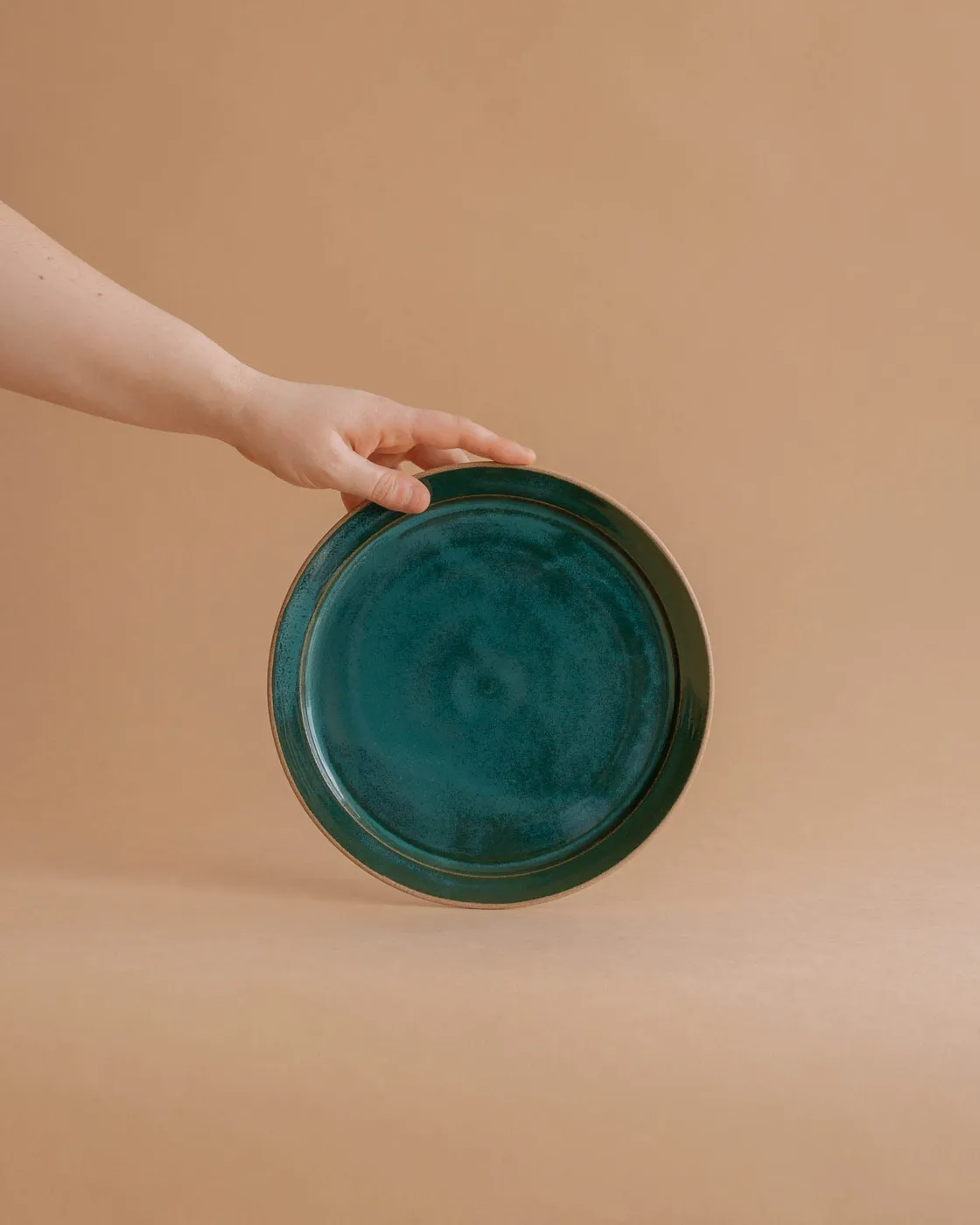 Assiette à salade — assiette, grès de Luloba Céramique