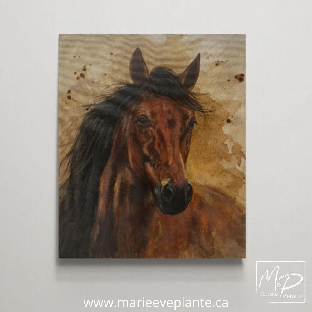 Gulltoppr — œuvre, huile sur toile de Marie-Eve Plante