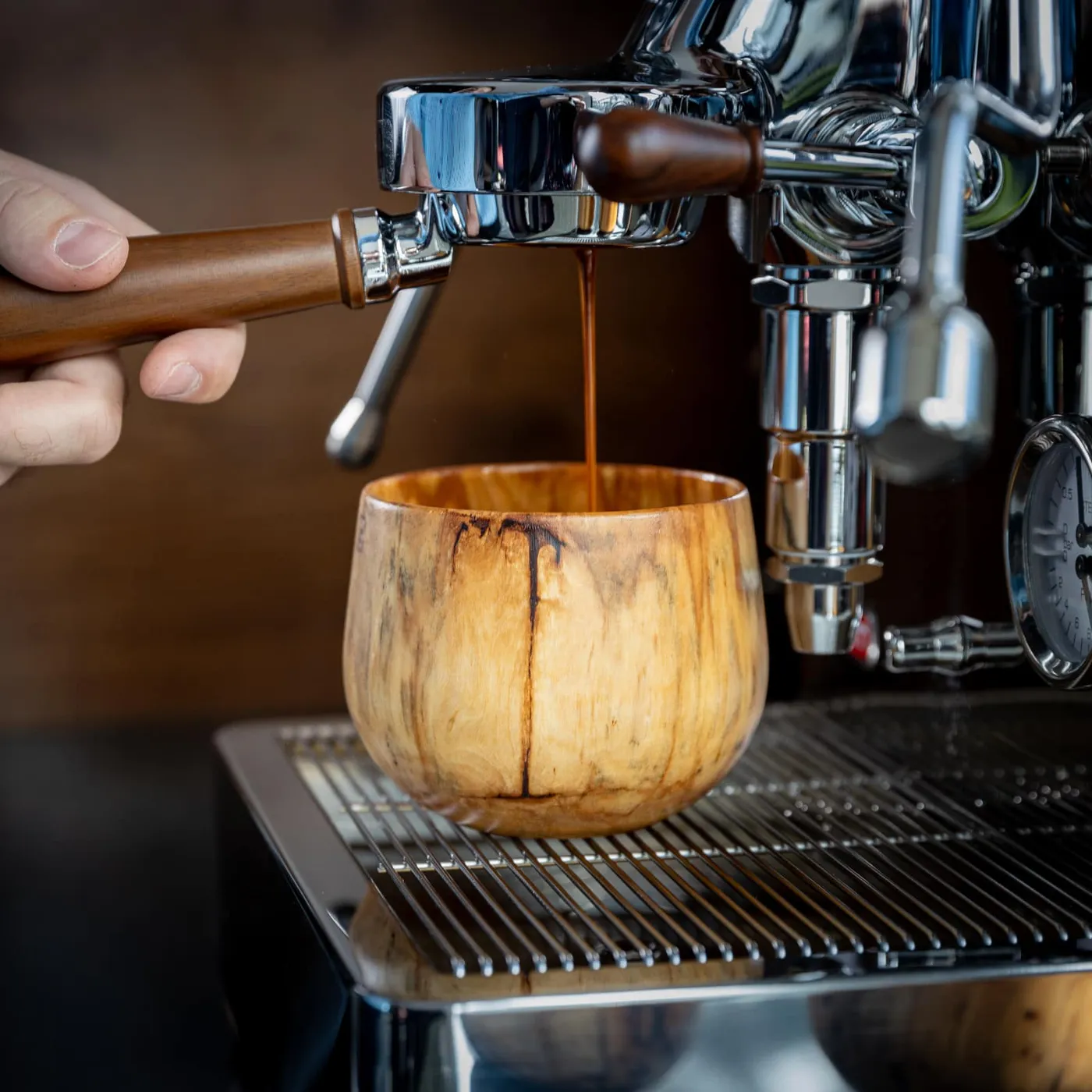 Bols à café — bol, bois de Philippe Foley ébéniste