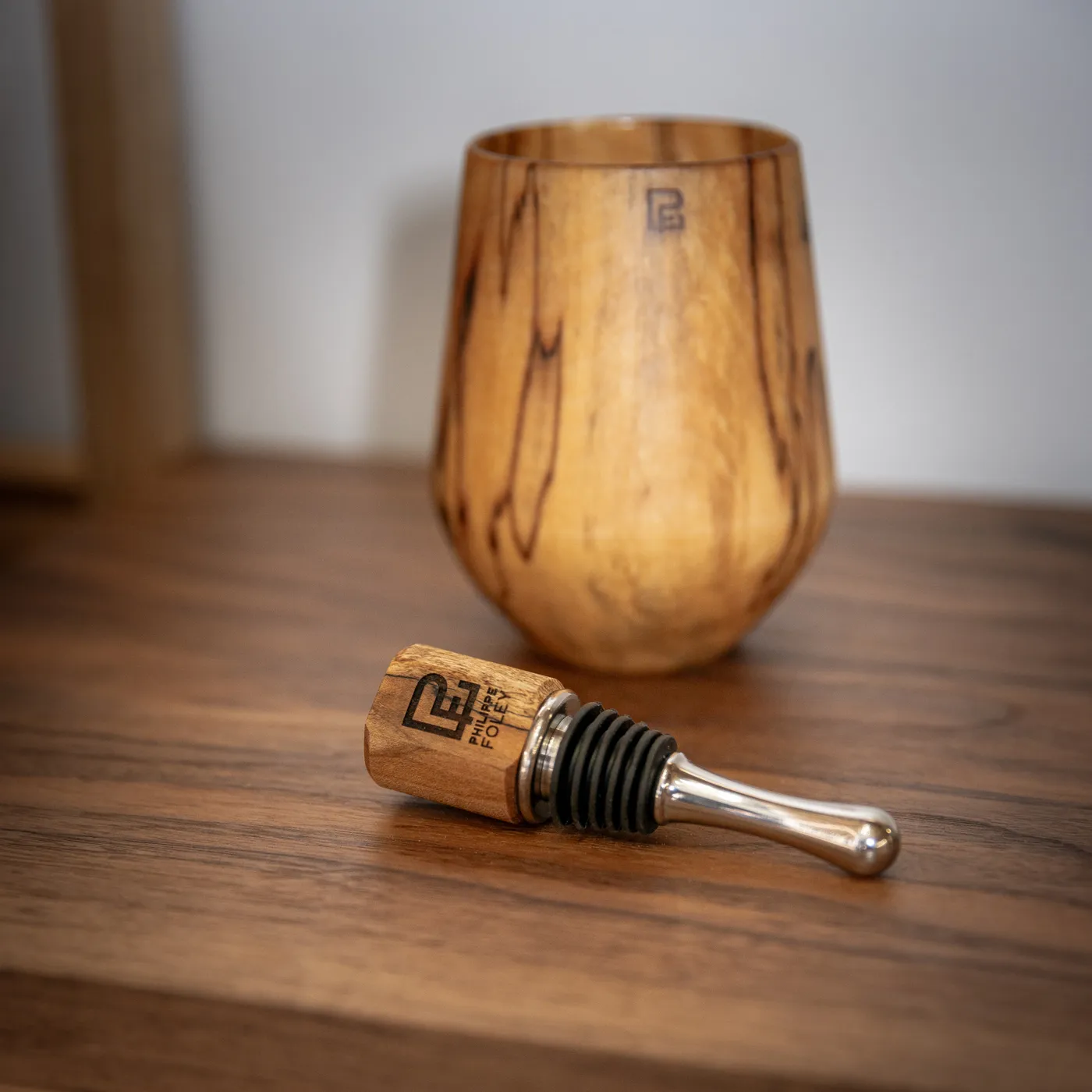 Bouchon à vin — objet, bois de Philippe Foley ébéniste