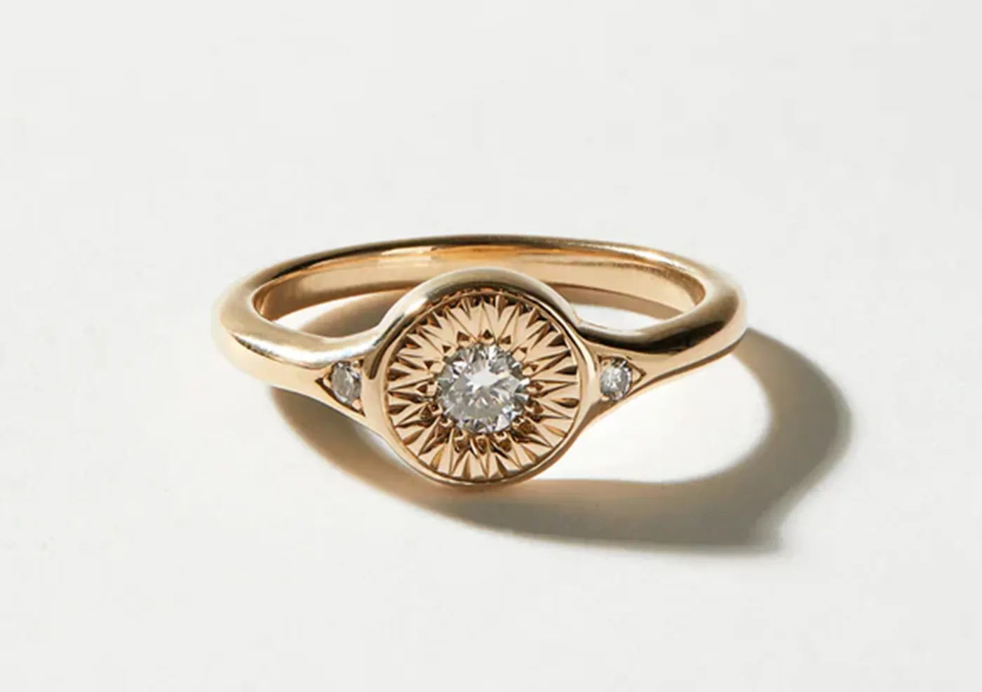 Starburst Ring — bague, or et argent de Savannah Jones Jewellery
